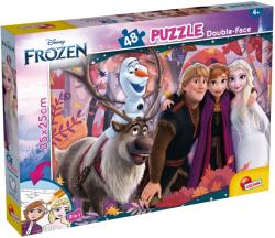 Lisciani Puzzle cu două fețe Lisciani pentru colorare 48 piese - Regatul Înghețat (109715) Puzzle