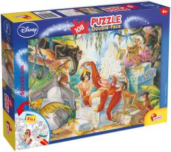 Lisciani Puzzle cu două fețe Lisciani pentru colorat 108 piese- Cartea junglei (48045) Puzzle