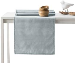 AmeliaHome Asztalterítő Vesta szürke dombornyomott modern 115x250+35x250 AmeliaHome
