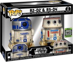 Funko Figurină Pop! Star Wars 68750 - R2-D2 & R5-D4 (exclusiv Convenția Galactică) 2-Pack (68750) Figurina