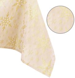 AmeliaHome Asztalterítő White christmas sárga nyomott ünnepi 140x400 AmeliaHome