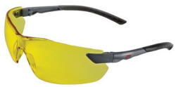 3M Munkavédelmi Szemüveg 3M_2822 sárga, karcmentes, páramentes, UV védelem, kék szár