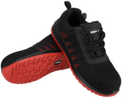 Dedra BH9M8V-41 Munkavédelmi cipő M8 fekete-piros, S1 SRC 41-es (BH9M8V-41)