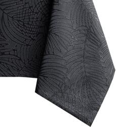AmeliaHome Asztalterítő Gaia grafitszürke dombornyomott 140x140 AmeliaHome