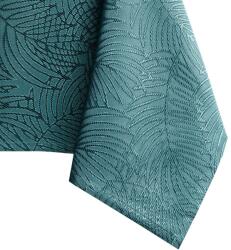 AmeliaHome Asztalterítő Gaia tengerzöld dombornyomott 140x500 owal AmeliaHome
