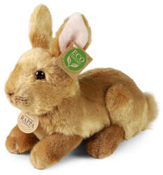 Rappa Plush iepure maro culcat 23 cm ECO-FRIENDLY (203679)