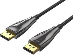 Vention Displayport/M - Displayport/M (8K, optikai, fekete), 5m, kábel
