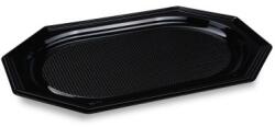 WIMEX Tavă (rPET) ovală neagră 45 x 30, 2 cm [10 buc] Castron