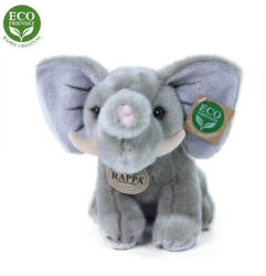 Rappa Elefant de pluș așezat 18 cm ECO-FRIENDLY (208827)