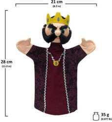 Moravská ústředna Regele păpușilor din tabloul de distribuție Moravian 28 cm (22189A)