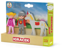 EFKO Efko TOY Trio - Prințesă, Cavaler și Cal Alb (26414) Figurina