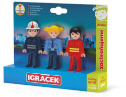 EFKO Efko IGRÁČEK Salvăm trio-ul - pompier, polițist și salvator (26411) Figurina