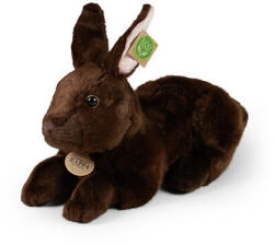 Rappa Plush iepure maro culcat 36 cm ECO-FRIENDLY