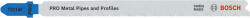Bosch PRO Metal Pipes and Profiles T321AF szúrófűrészlap PRO Metal Pipes and Profiles T321AF szúrófűrészlap, 132 mm, 25 db (2608655126)