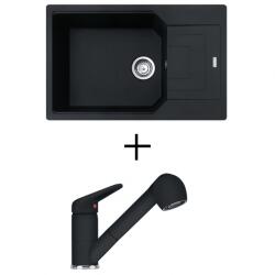 Franke UBG 611-78 BB + FRANKE FC 9547 CSAPTELEP - onyx (114.0700.105 + 115.0470.675)
