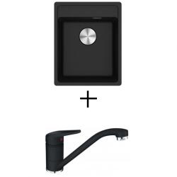 Franke MRG 610-37 RTL + FRANKE FC 9541 CSAPTELEP - onyx (114.0661.441 + 115.0470.661)