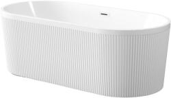 INVENA Glamour térben álló kád 170x80 cm ovális fehér AN-01-110 (AN01110)