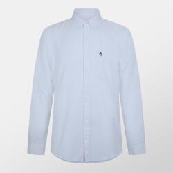 Original Penguin Риза с дълъг ръкав Original Penguin Long Sleeve Oxford Shirt - White