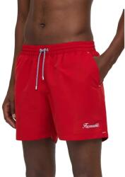 Faconnable Бански гащета Façonnable Logo Solid swimming shorts - Red (Pepper Red)