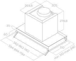 Elica -Páraelszívó BOXIN IX/A/90 (MKPRF0097839B)