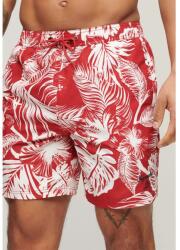 Superdry Бански гащета Superdry Hawaiian Print 17´´ swimming shorts - Red (Luna Dark Red)