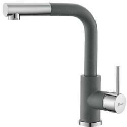 Metalac LUX S Metalac T03813 Mosogató Csaptelep - Kihúzható, Grafit (T03813)