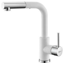 Metalac LUX S Metalac T03815 Mosogató Csaptelep - Kihúzható, Fehér (T03815)