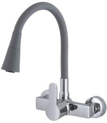 Gamma Flex 3000 Fali Mosogató Csaptelep - Rugalmas, Szürke (BFXS-3000G)