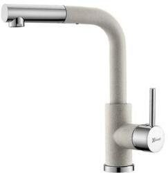 Metalac LUX S Metalac Xgranit Mosogató Csaptelep - Kihúzható, Bézs (T03814)