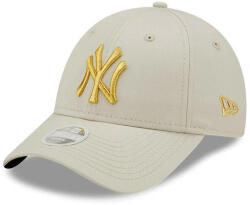 NEW ERA Női baseball sapka, New York Yankees Wmns Metallic Logo Cap, bézs szürke|sárga