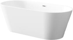 INVENA Limnos térben álló kád 170x75 cm ovális fehér AN-00-110 (AN00110)