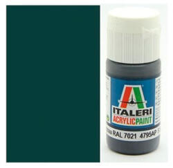 Italeri Flat Pz. Schwarzgrau RAL 7021 (4795AP) - Matt páncélszürke makett festék 20ml (4795AP) - jatekshop