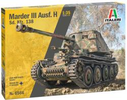 Italeri 1/35 Marder III Ausf. H Sd. Kfz. 138 tank makett (6566S)