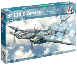 Italeri 1/72 Bf 110 C Zerstörer vadászrepülőgép makett (0049S)