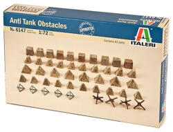 Italeri 1/72 Tankelhárító akadályok dioráma szett (6147S) - jatekshop