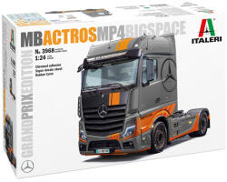 Italeri 1/24 Mercedes-Benz Actros MP4 Big Space kamion makett (3968S) - jatekshop