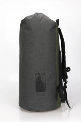 BasicNature Geantă impermeabilă 35 L gri-verde