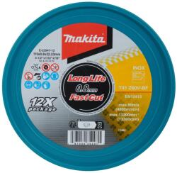 Makita E-22947-12 vágókorong INOX 115x0, 8 mm 12db (E-22947-12)
