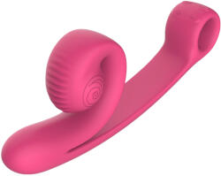 Snail Vibe Curve - 2 в 1 вибратор за клитор (розов)