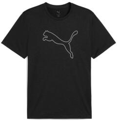 PUMA M Tad Essential Heather CAT Tee (CF large cat) L | Bărbați | Tricouri | Negru | 525907-01
