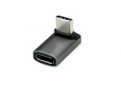 Roline Adaptor USB 4 type C 240W unghi 90 grade T-M Aluminiu, Roline 12.03. 2934 (12.03.2934-10)