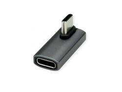 Roline Adaptor USB 4 type C 240W unghi 90 grade T-M Aluminiu, Roline 12.03. 2933 (12.03.2933-10)