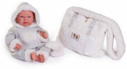 Antonio Juan újszülött baba puha táskával, 42 cm-es (33346)