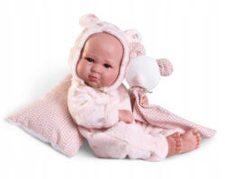 Antonio Juan Luca puha újszülött baba macifüles pizsamában, 42 cm-es (50416)