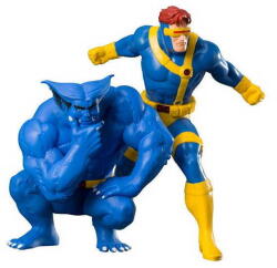 Kotobukiya Marvel Universe ARTFX+ Statue 1/10 2-Pack Cyclops & Beast (X-Men u002792) 16 cm (GAL093625) (093625)