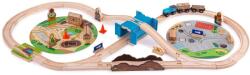 Bigjigs Toys építkezés vonatszett (BJT071) (BJT071) - jatekmakettcentrum