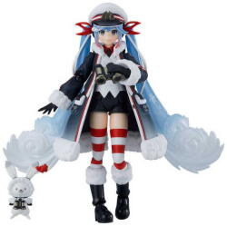 Max Factory Character Vocal Series 01: Hatsune Miku Figma Action Figure Snow Miku: Grand Voyage Ver. 13 cm (0680 (068076)