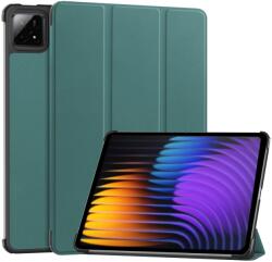  LEATHER husă flip pentru Xiaomi Pad 7 / Pad 7 Pro / Pad 8 / Pad 8 Pro verde