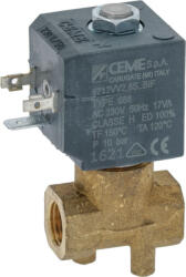2-utas Szelep Ceme ø 1/4'f 230v
