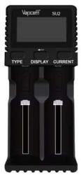 Vapcell SU2 kétcsatornás 18650 5A Li-Ion 2A Ni-Mh 0.5A 1.5V Li-ion akkumulátor/cella töltő/adapter (VapcellSU2)